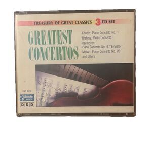 Greatest Concertos 3 CD Set Treasury Great Classics Stradivari Classics S3D 6119